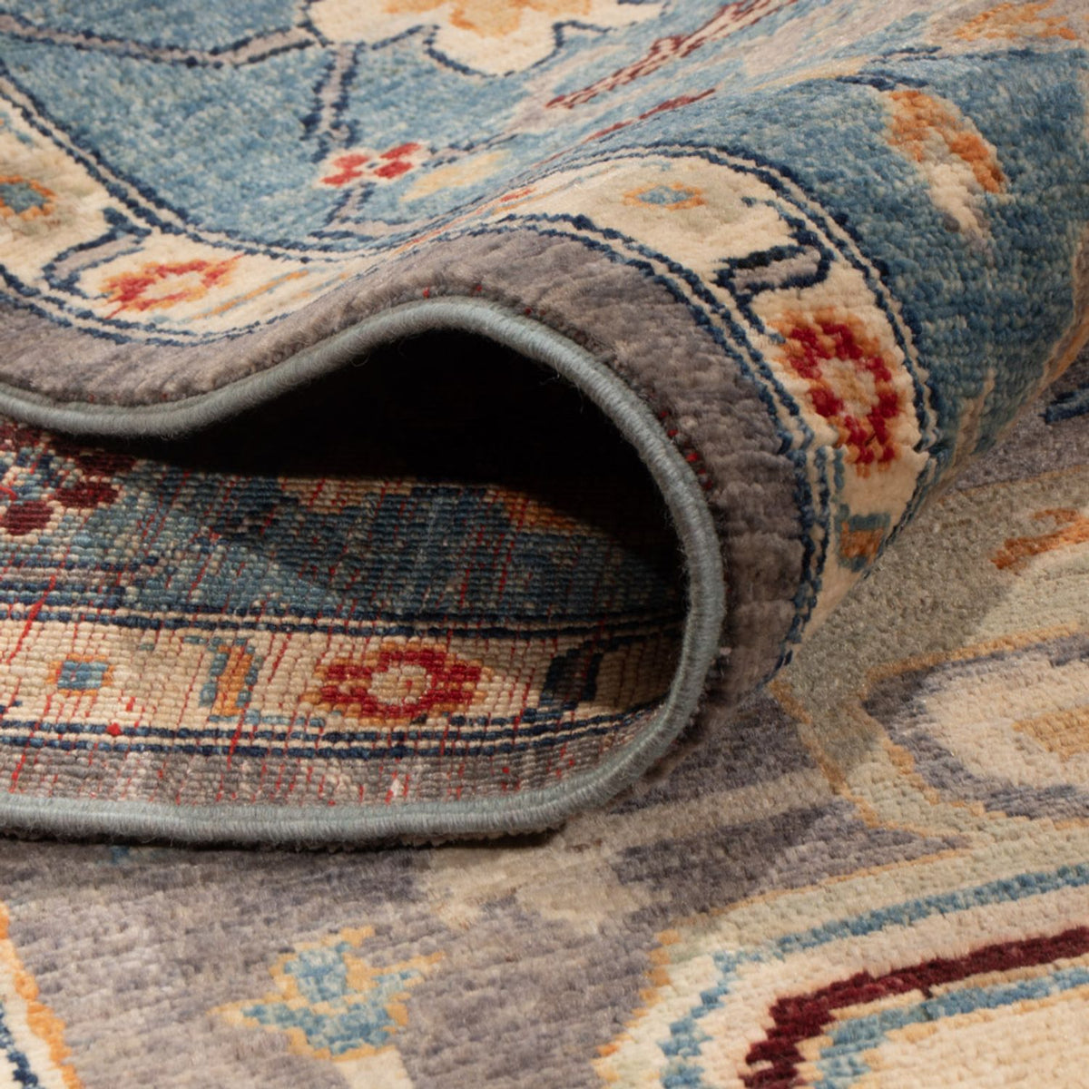 Ziegler Teppich - Usak - 341 x 251 cm - dunkelblau