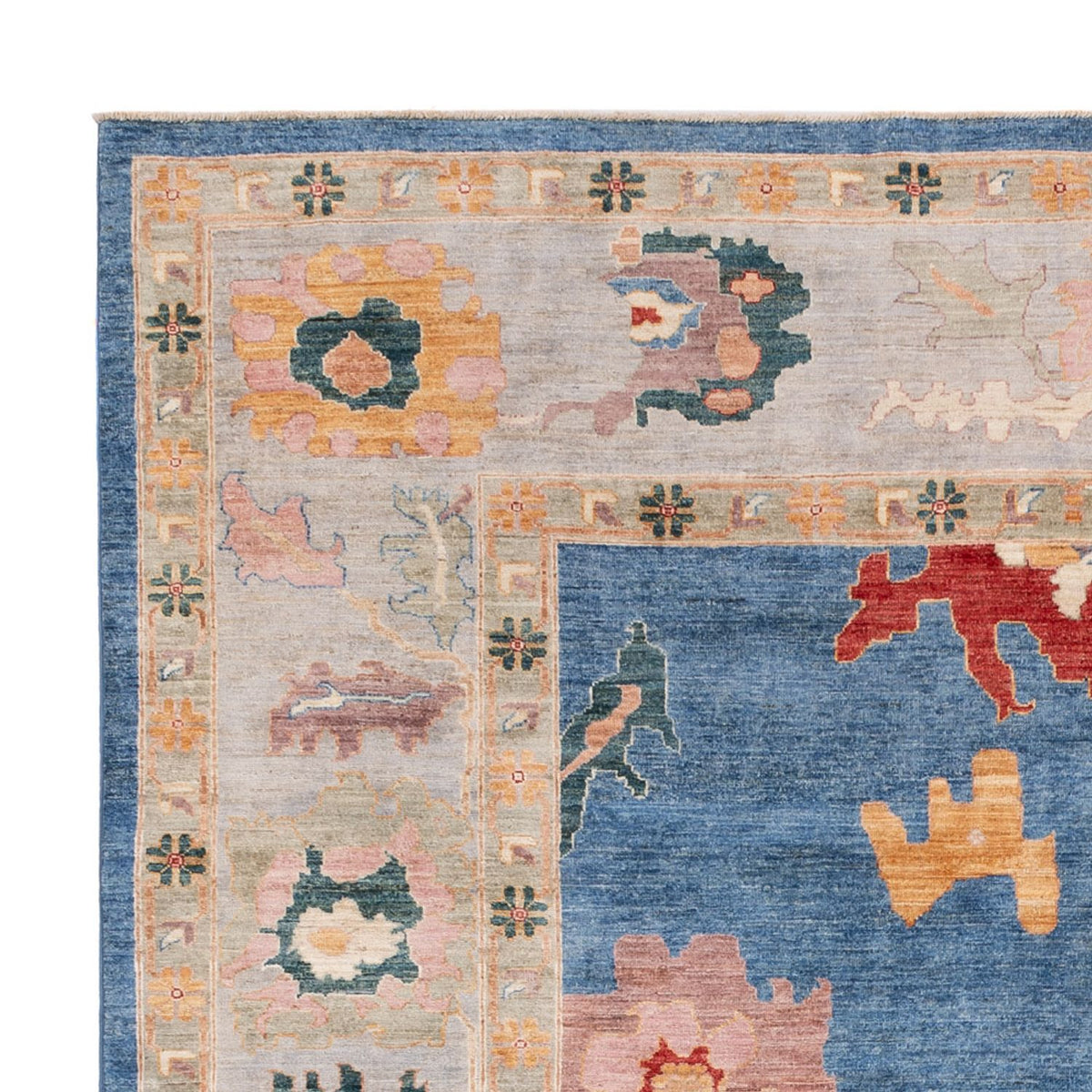 Ziegler Teppich - Usak - 289 x 244 cm - blau