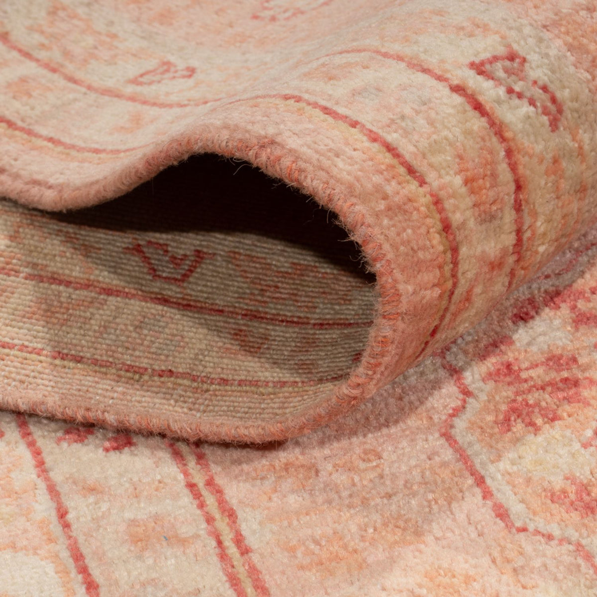 Ziegler Teppich - Ariana quadratisch  - 207 x 198 cm - hellrot