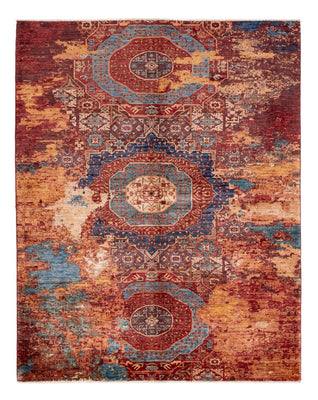 Designer Teppich - 195 x 156 cm - mehrfarbig