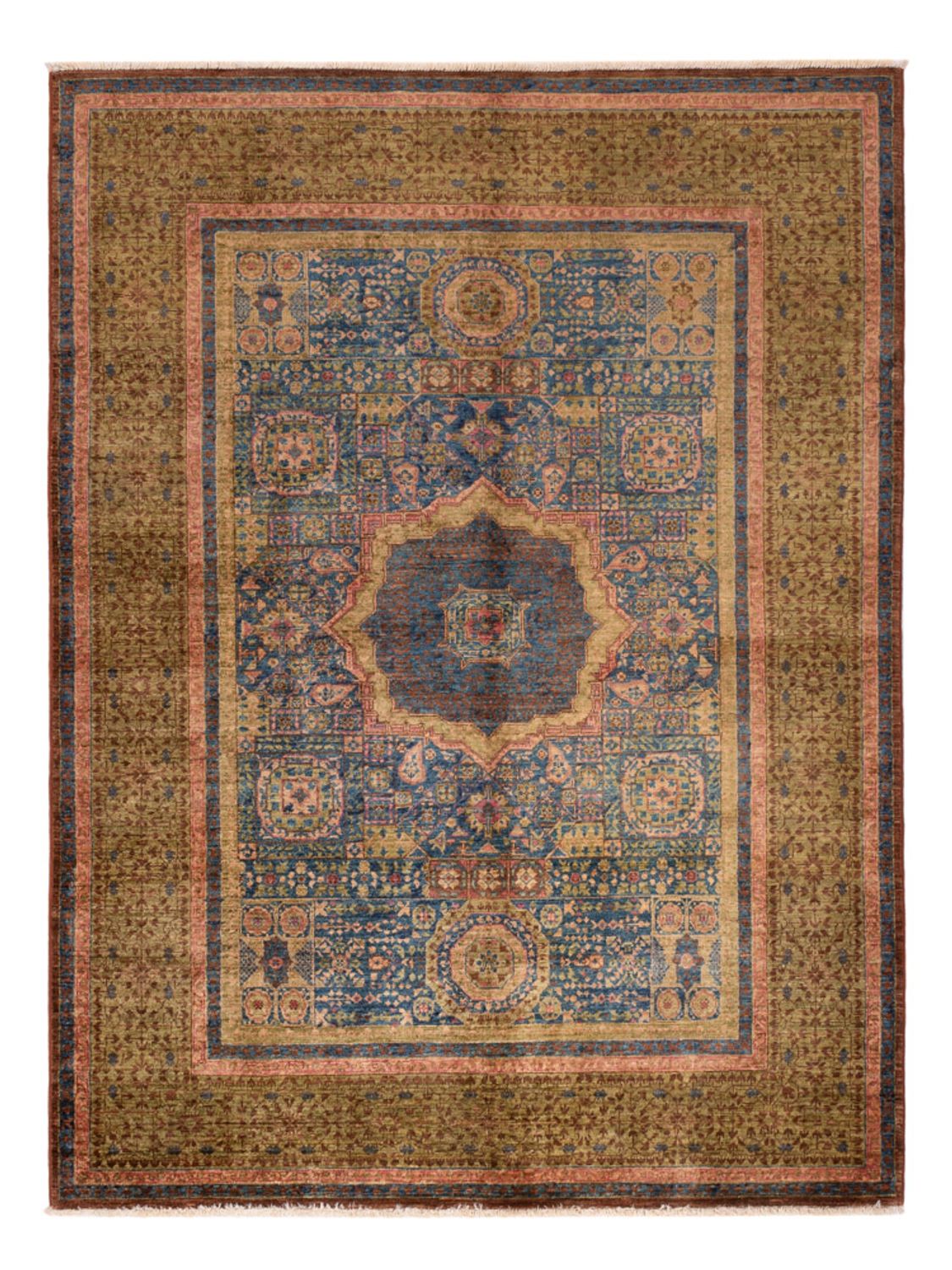 Ziegler Teppich - Ariana - 200 x 149 cm - olivgrün