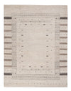 Indo Loribaft Teppich 156x207cm - Wollteppich - Rechteckig / Silber / 156 x 207 cm Rechteckig