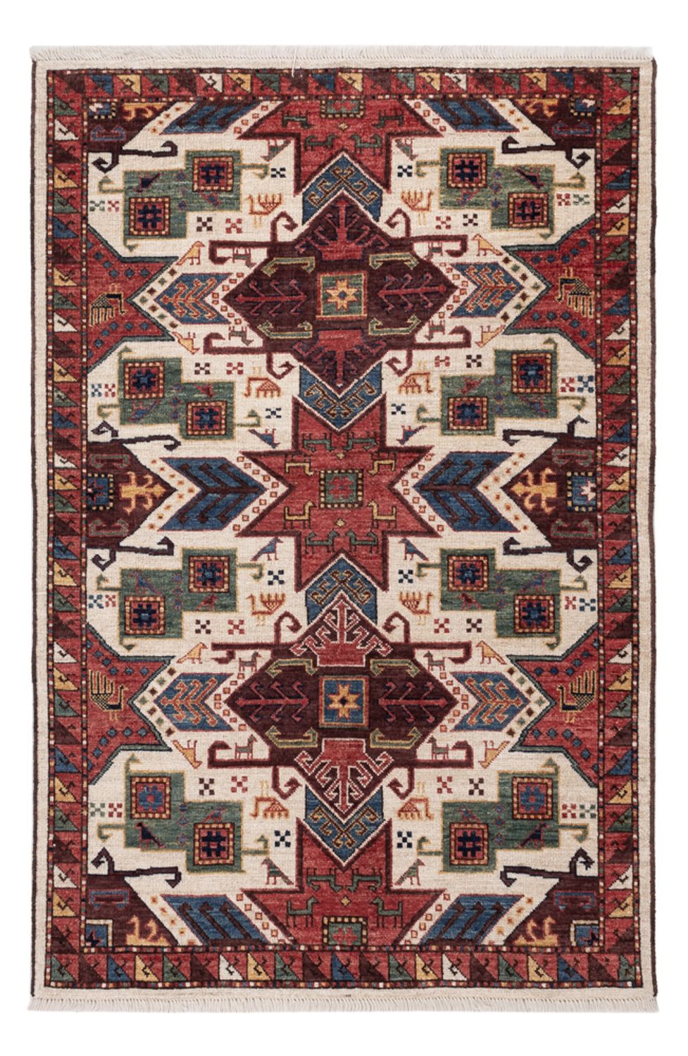 Ziegler Teppich - Kazak - 167 x 109 cm - mehrfarbig