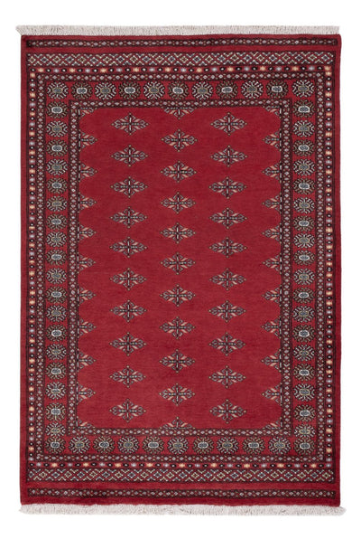 Pakistan Teppich 137x203cm - Orientteppich - rot