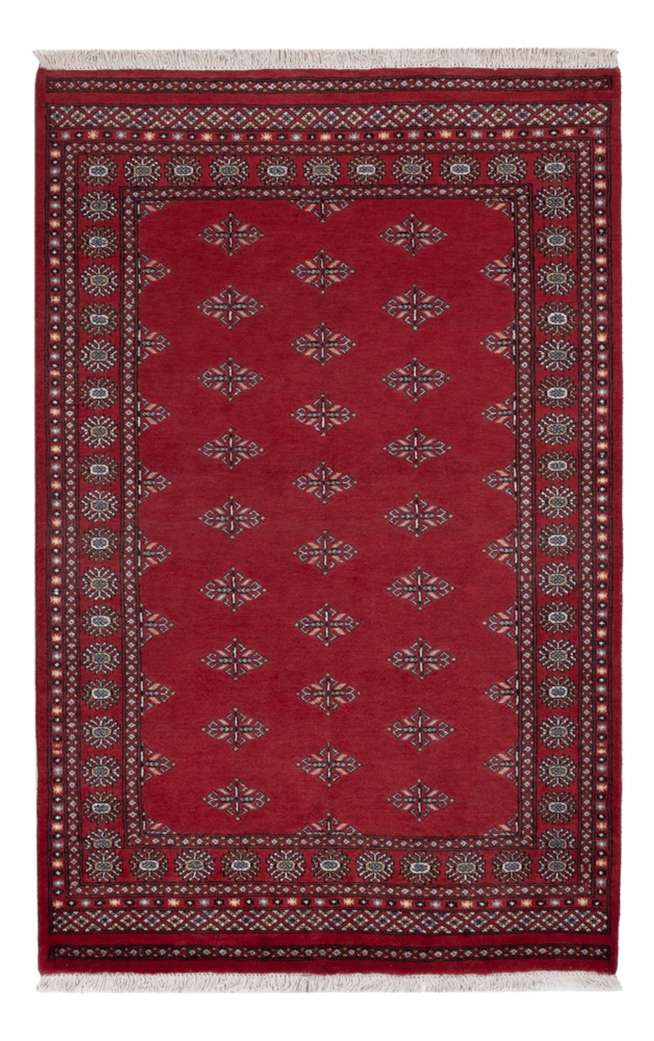 Pakistan Teppich - 217 x 139 cm - rot