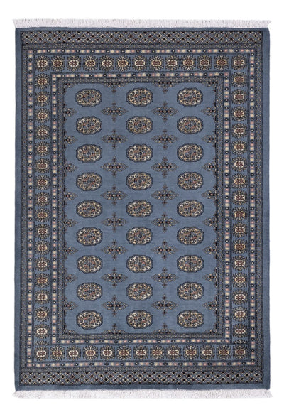 Pakistan Teppich 140x199cm - Orientteppich - blau