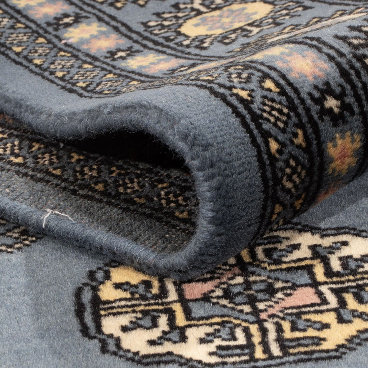 Pakistan Teppich - 190 x 139 cm - blau