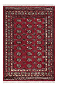Pakistan Teppich - 204 x 139 cm - rot