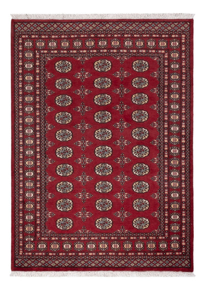 Pakistan Teppich 139x197cm - Orientteppich - rot
