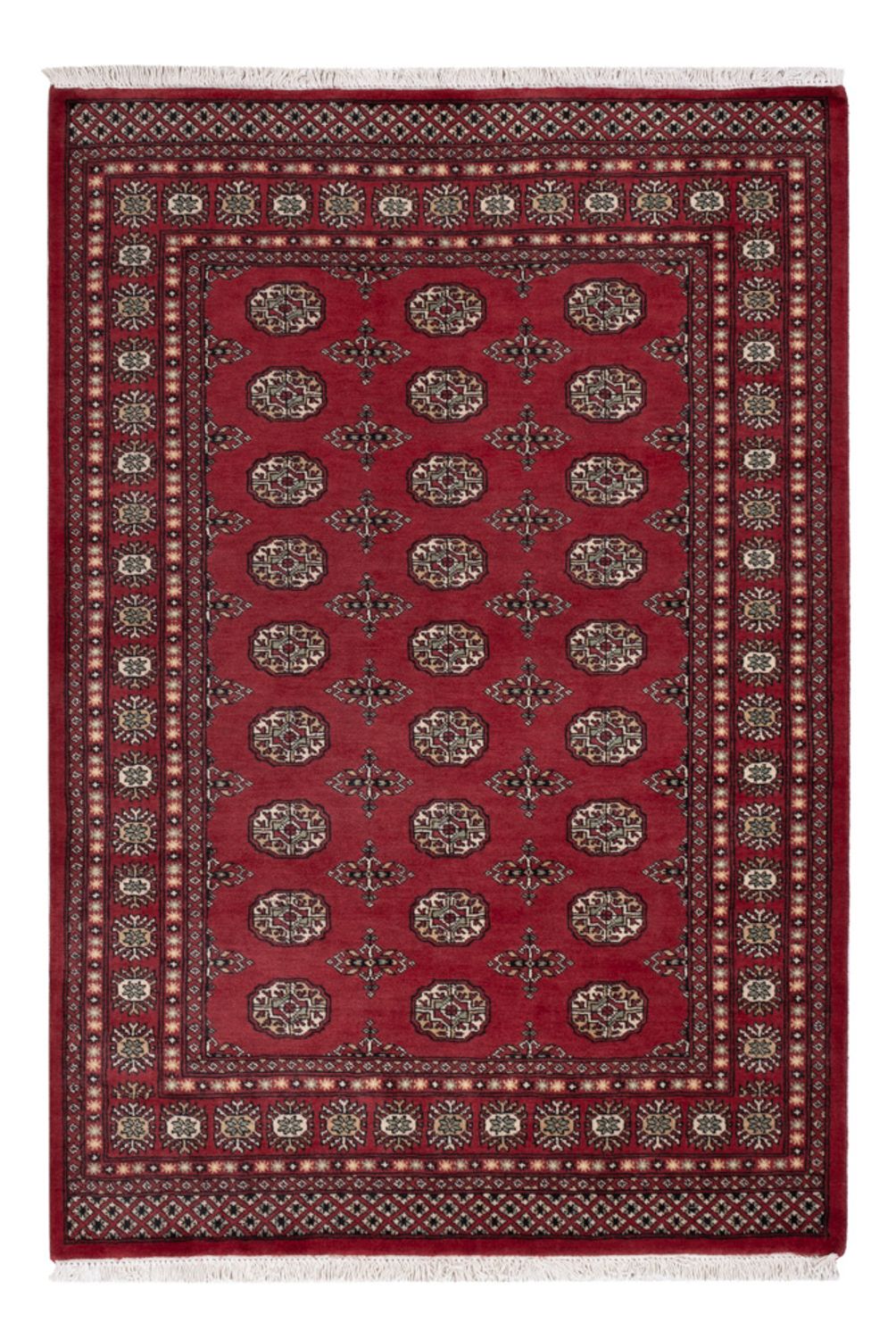 Pakistan Teppich - 204 x 141 cm - rot