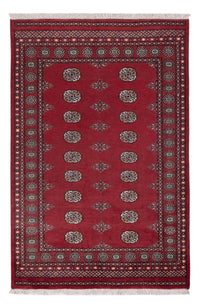 Pakistan Teppich - 213 x 139 cm - rot