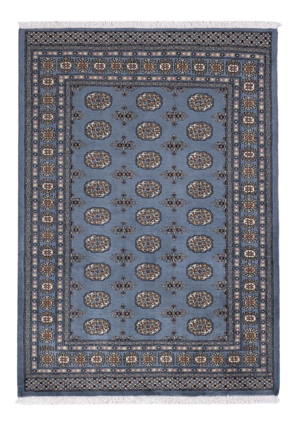 Pakistan Teppich - 194 x 141 cm - blau