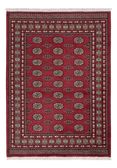 Pakistan Teppich 140x199cm - Orientteppich - rot