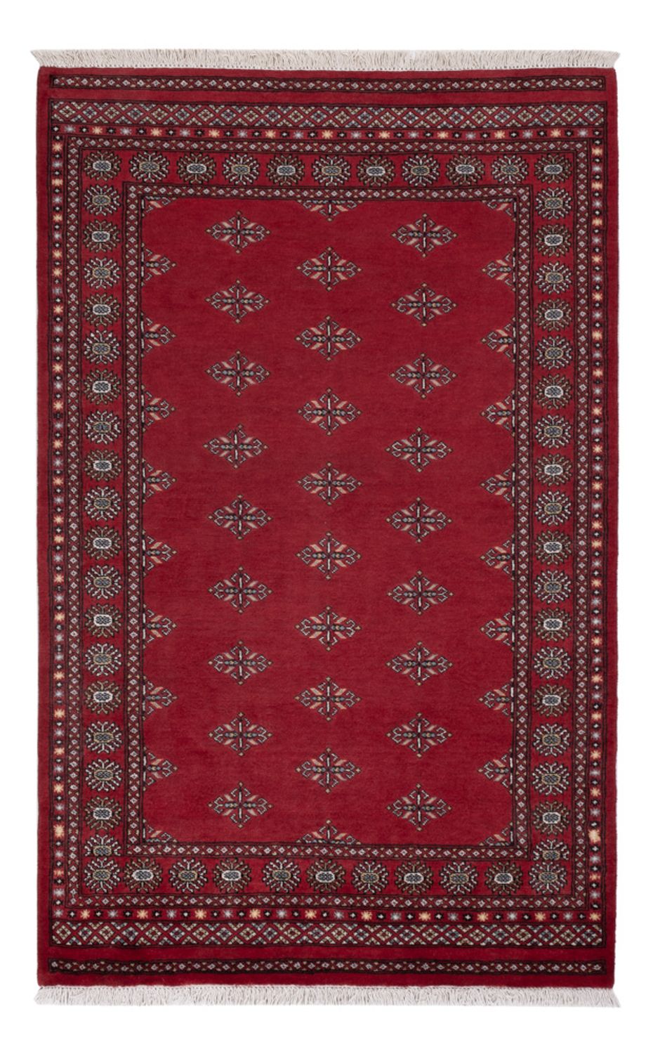 Pakistan Teppich - 218 x 140 cm - rot