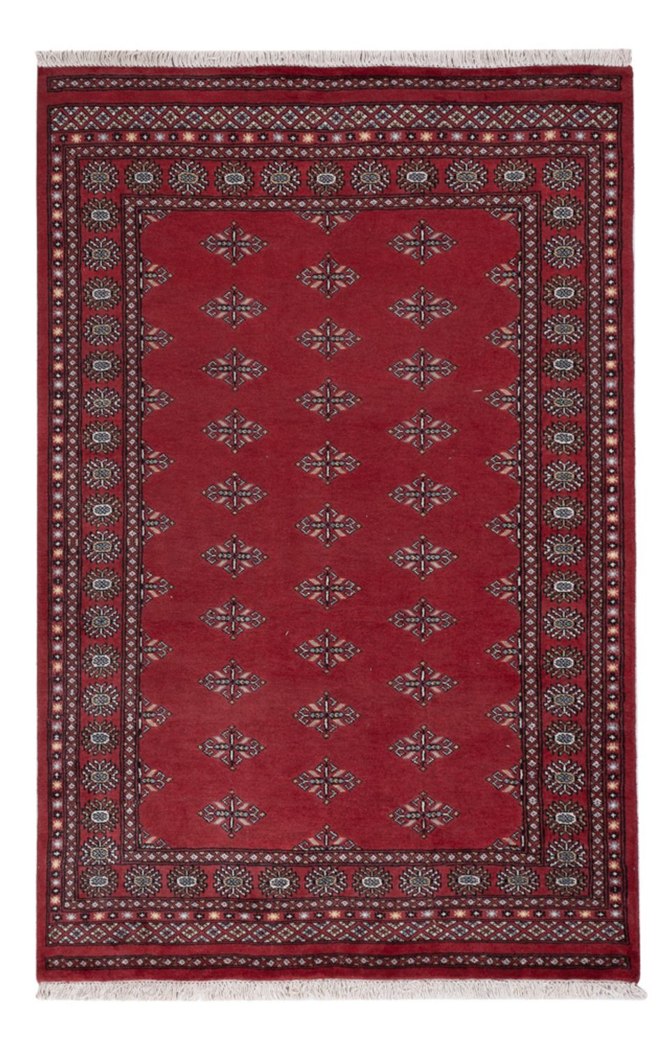 Pakistan Teppich - 205 x 138 cm - rot