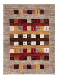 Gabbeh Teppich - Loribaft Indus - 193 x 145 cm - mehrfarbig