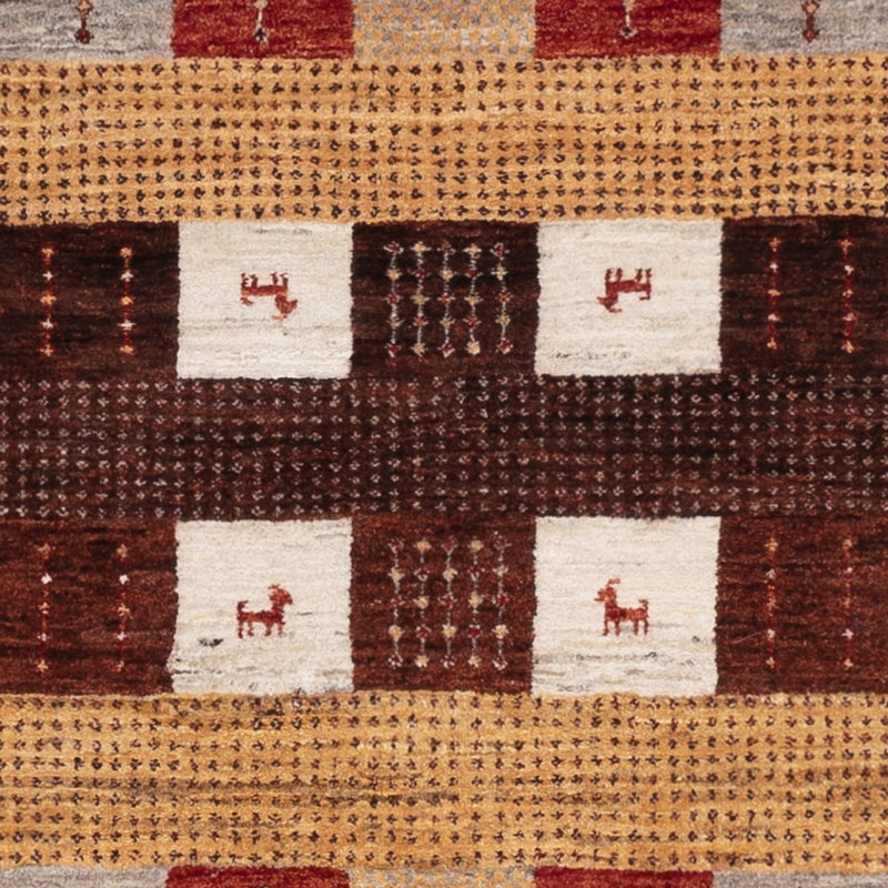 Gabbeh Teppich - Loribaft Indus - 205 x 150 cm - mehrfarbig