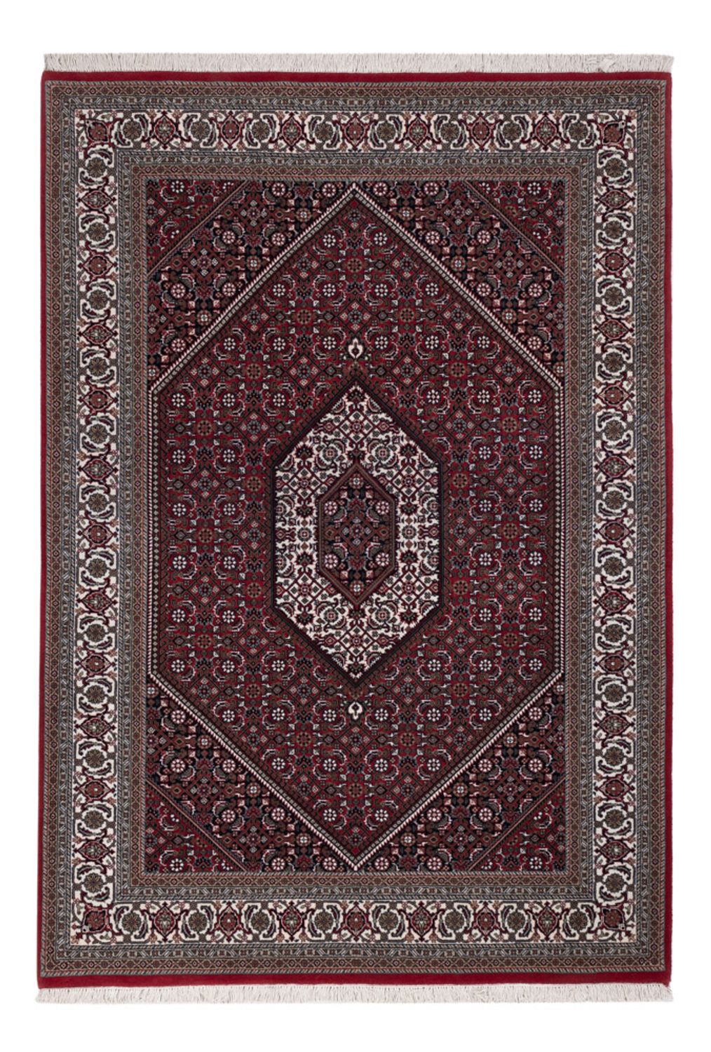 Orientteppich - Bidjar - Indus - 201 x 142 cm - dunkelbraun