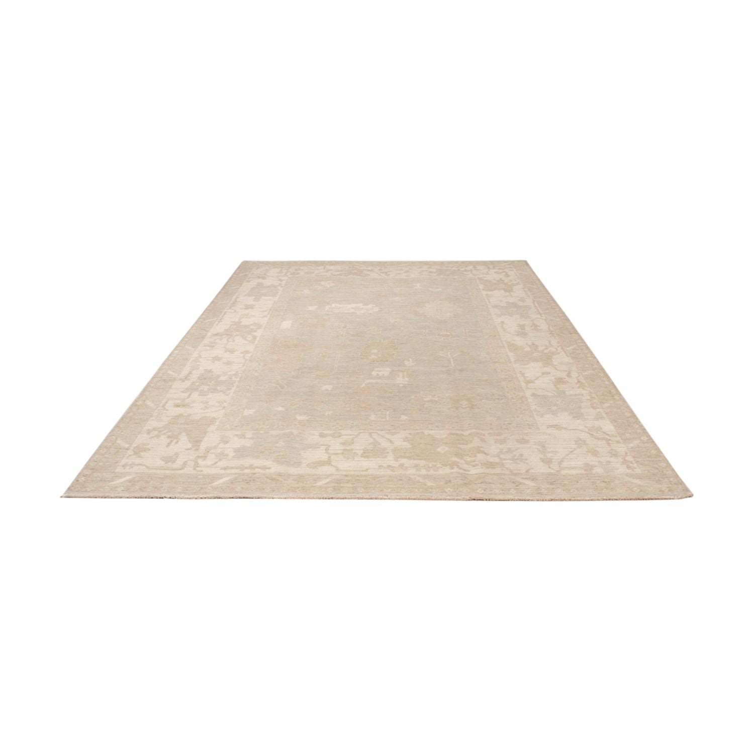 Ziegler Teppich - Usak - 298 x 200 cm - silber