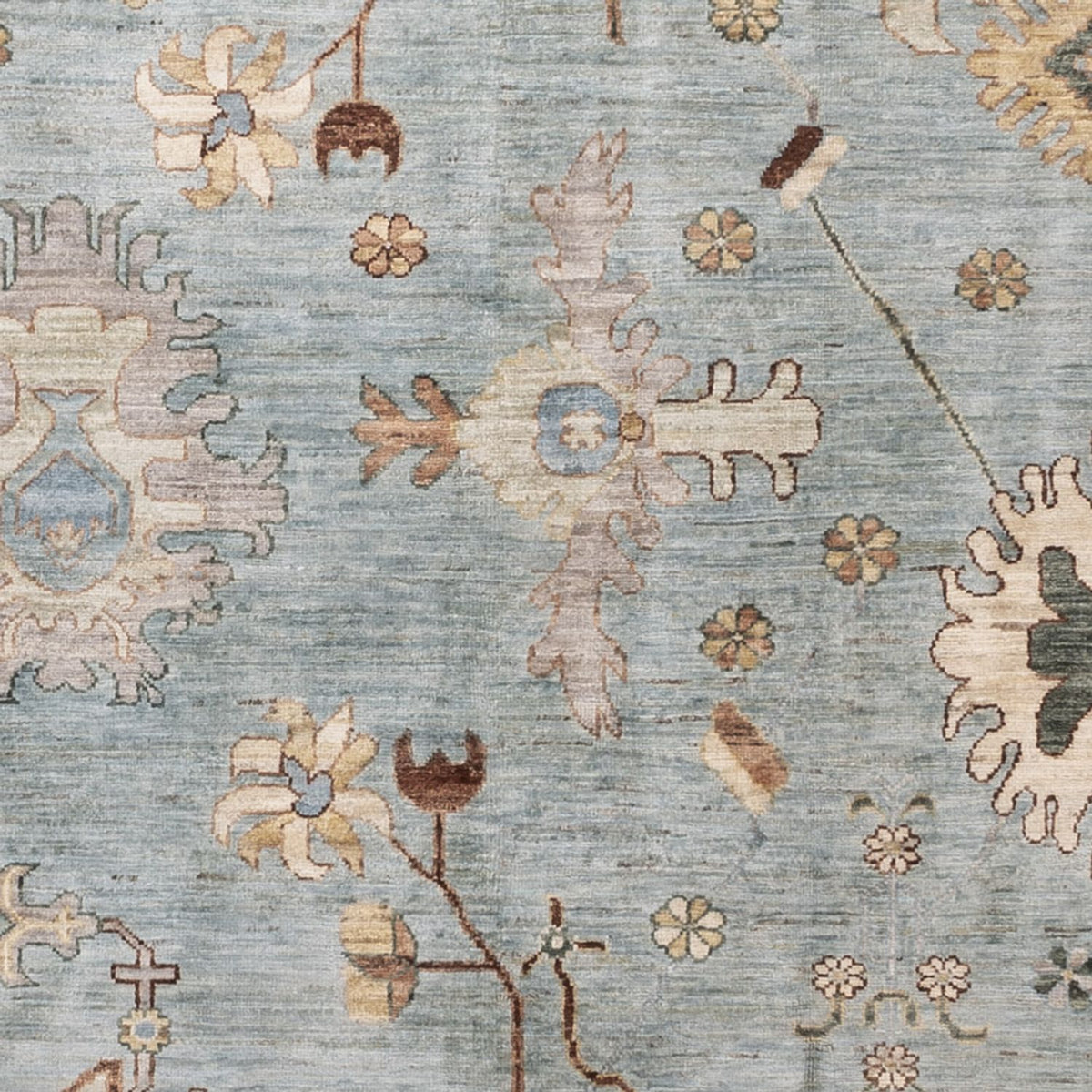 Ziegler Teppich - Usak - 296 x 200 cm - hellblau