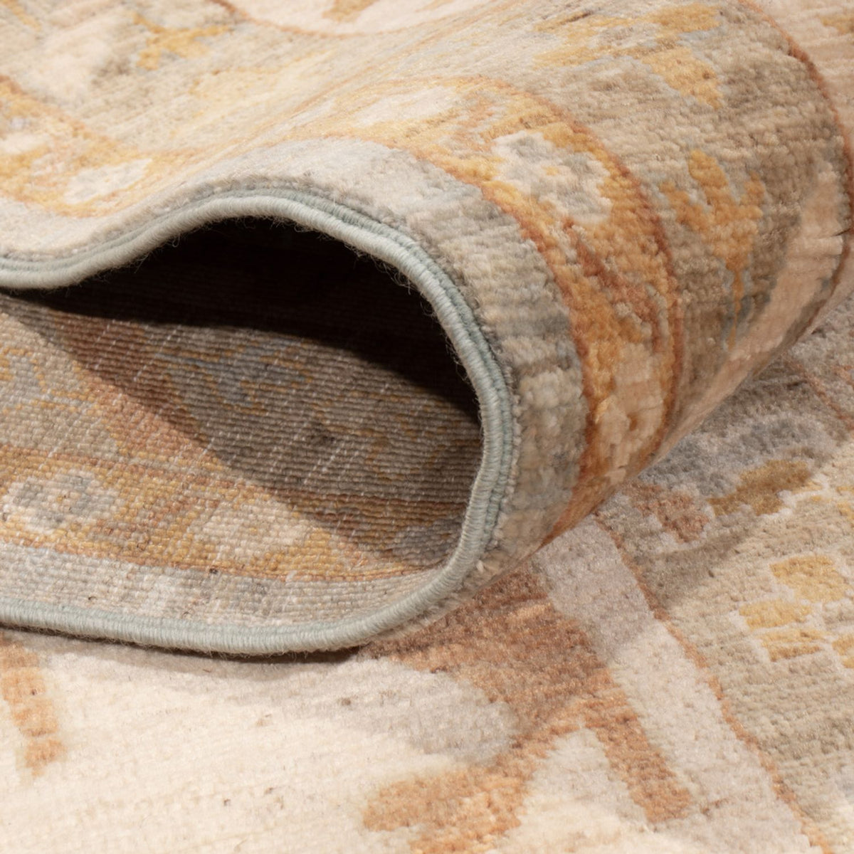 Ziegler Teppich - Usak - 348 x 246 cm - hellblau