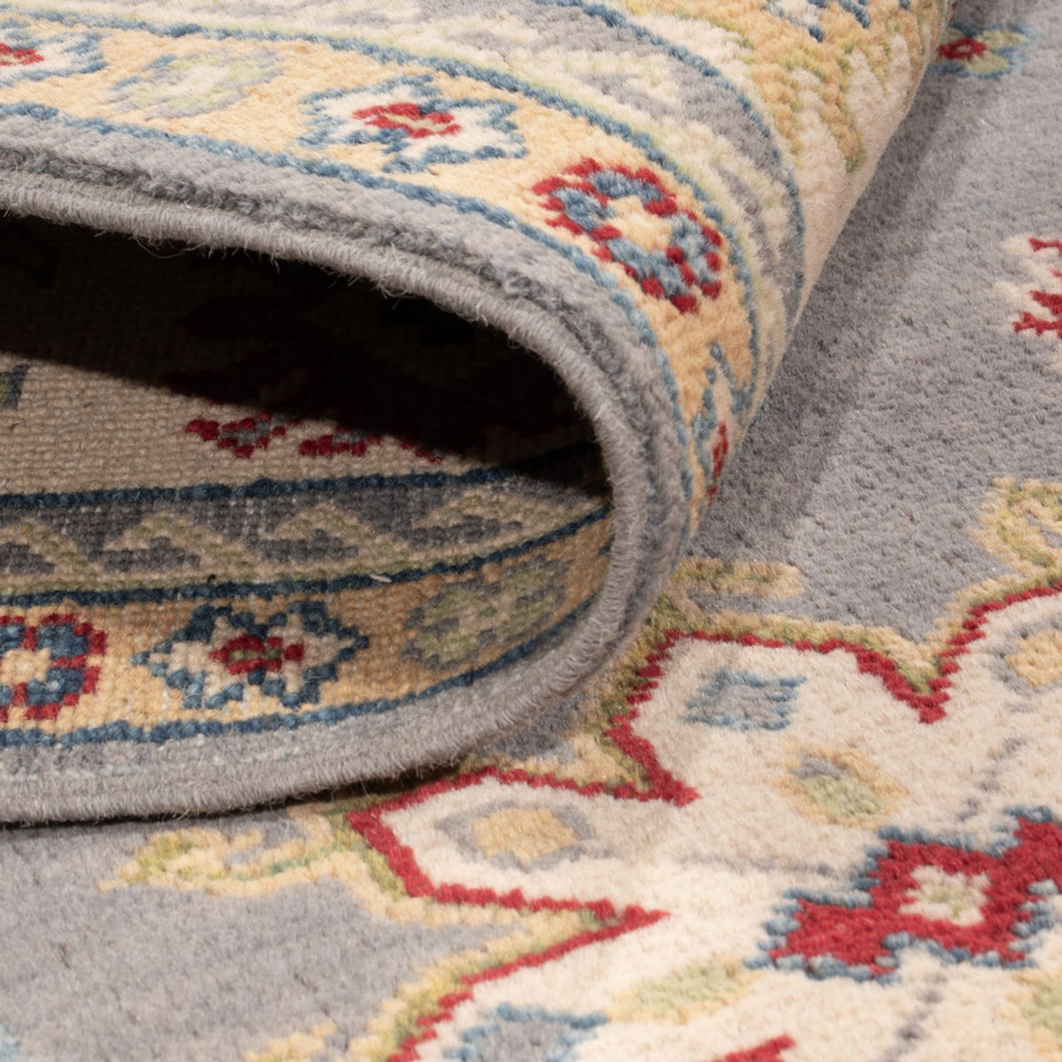 Ziegler Teppich - Kazak - 234 x 170 cm - seeblau