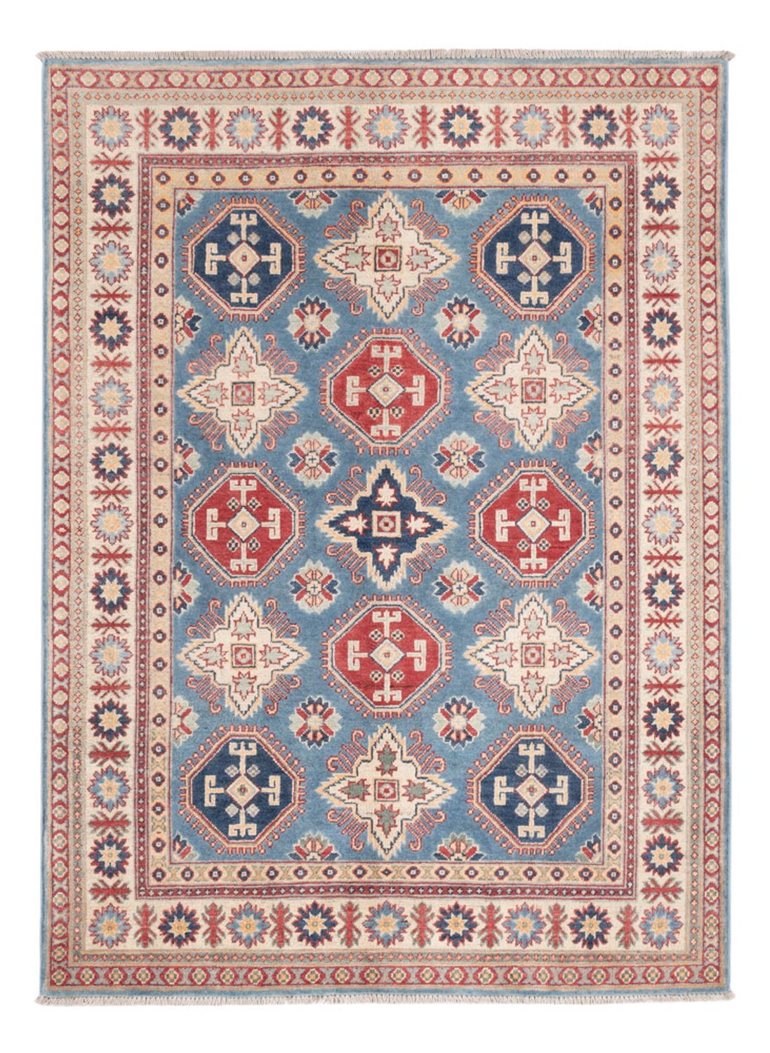 Ziegler Teppich - Kazak - 203 x 148 cm - blau