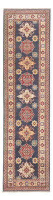 Läufer Ziegler - Kazak - 303 x 80 cm - dunkelblau