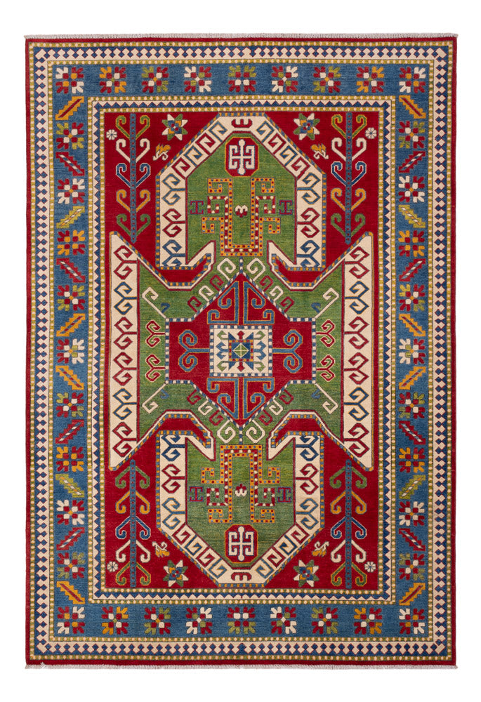 Ziegler Teppich - Kazak - 297 x 202 cm - grün