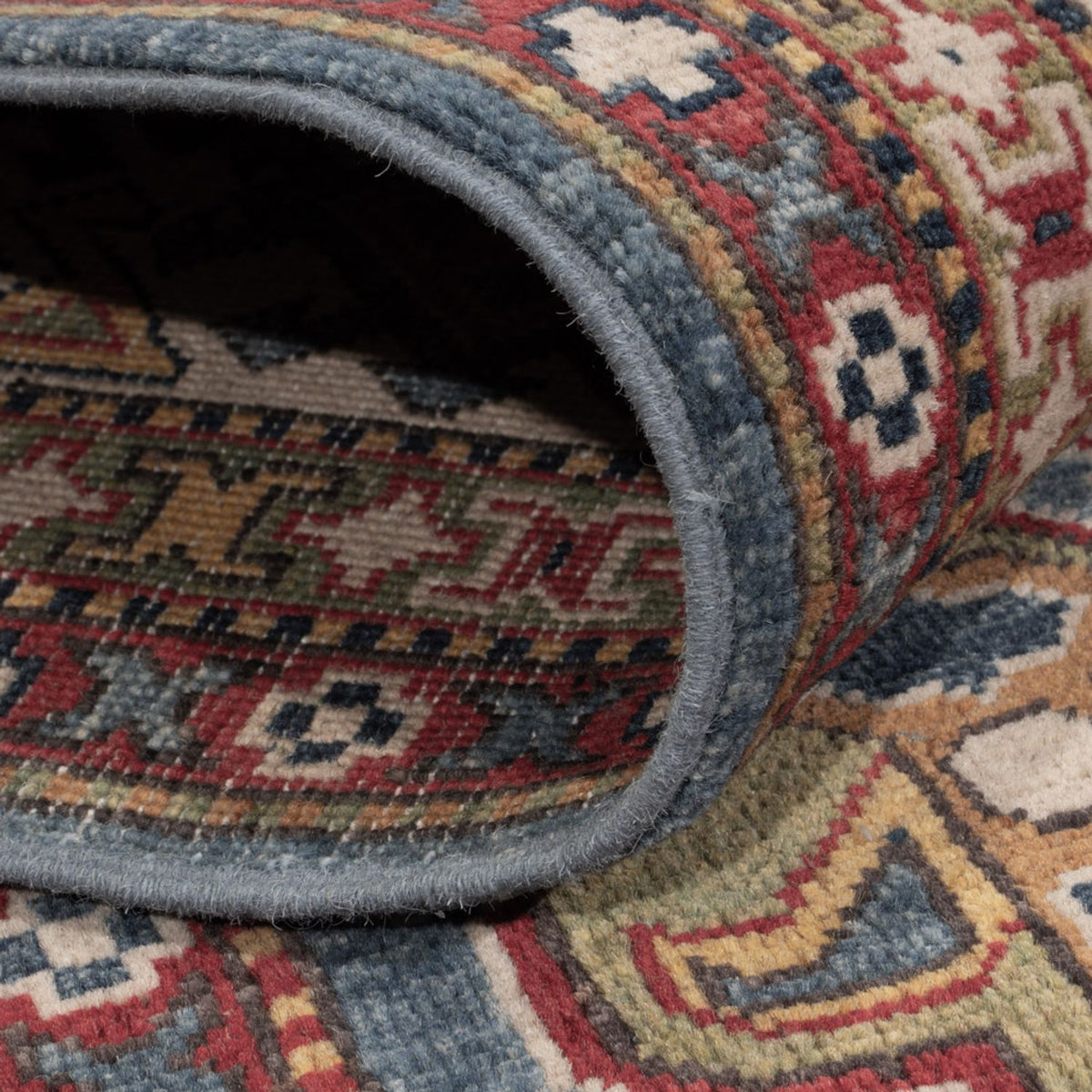 Ziegler Teppich - Kazak - 296 x 198 cm - blau