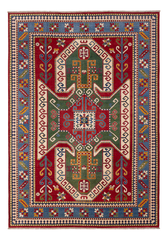 Ziegler Teppich - Kazak - 298 x 210 cm - grün