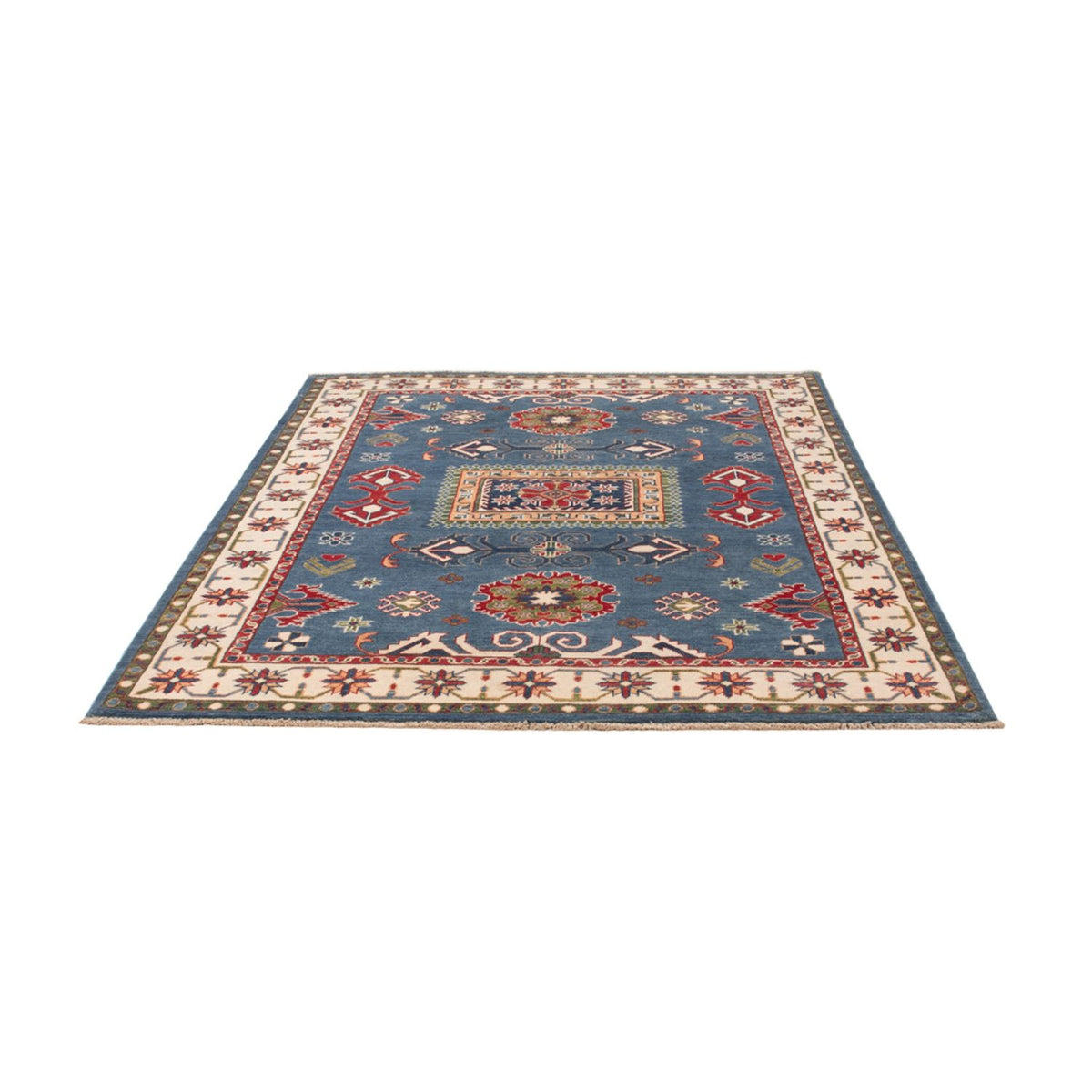Ziegler Teppich - Kazak - 206 x 156 cm - blau