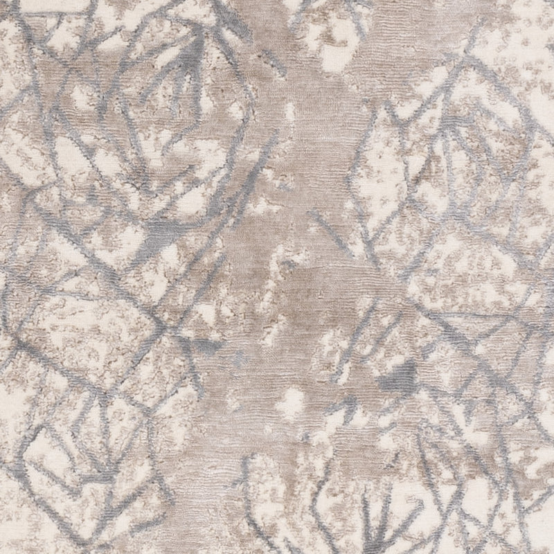 Designer Teppich - 242 x 174 cm - hellgrau