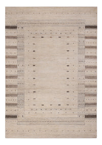 Gabbeh Teppich - Loribaft Indus - 246 x 176 cm - hellbeige