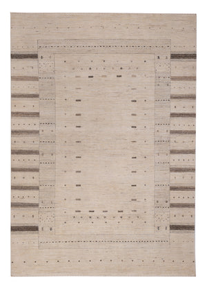 Gabbeh Teppich - Loribaft Indus - 245 x 174 cm - hellbeige