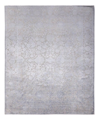 Designer Teppich - 295 x 246 cm - silber