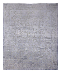 Designer Teppich - 294 x 246 cm - silber