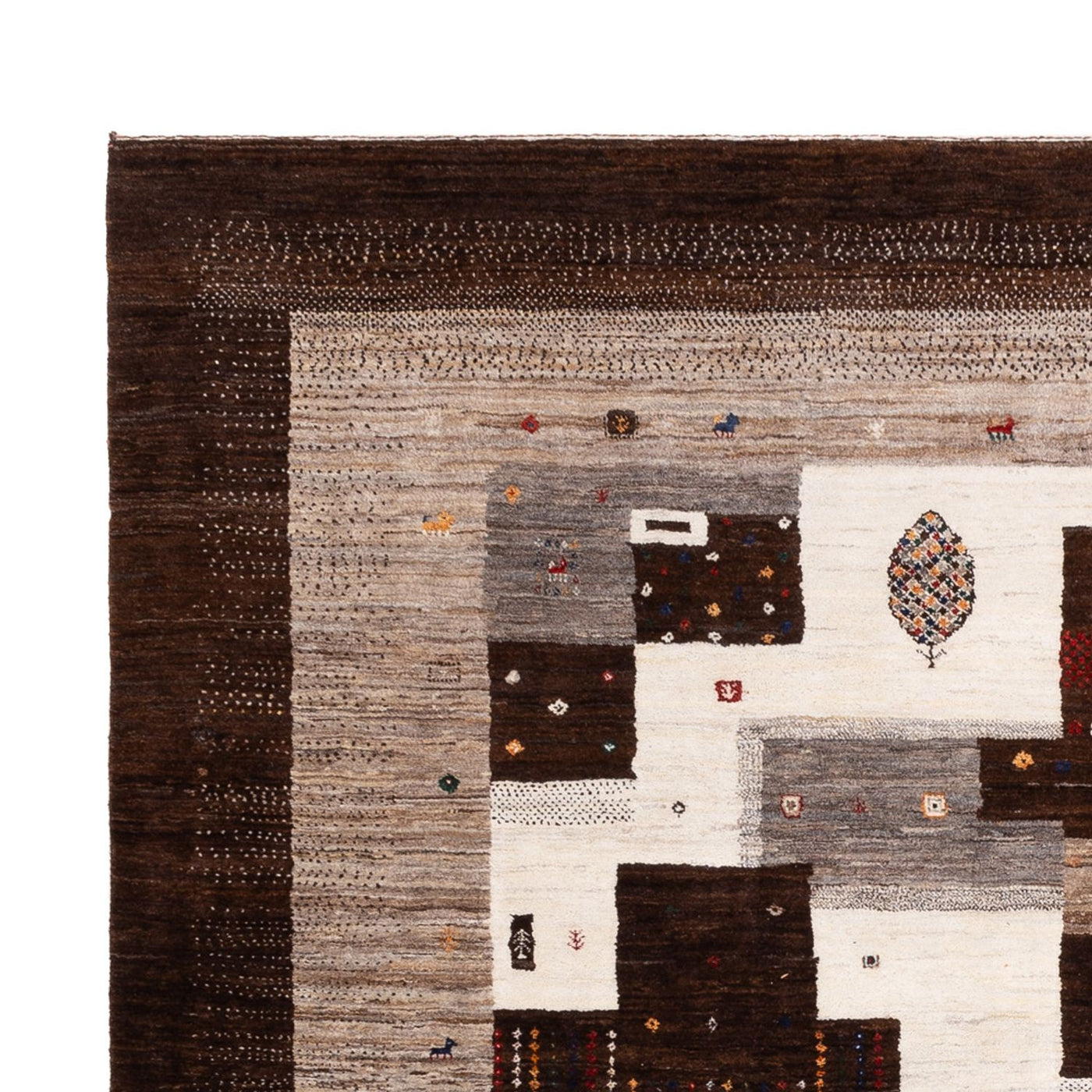 Indo Loribaft Teppich 299x244cm - Wollteppich