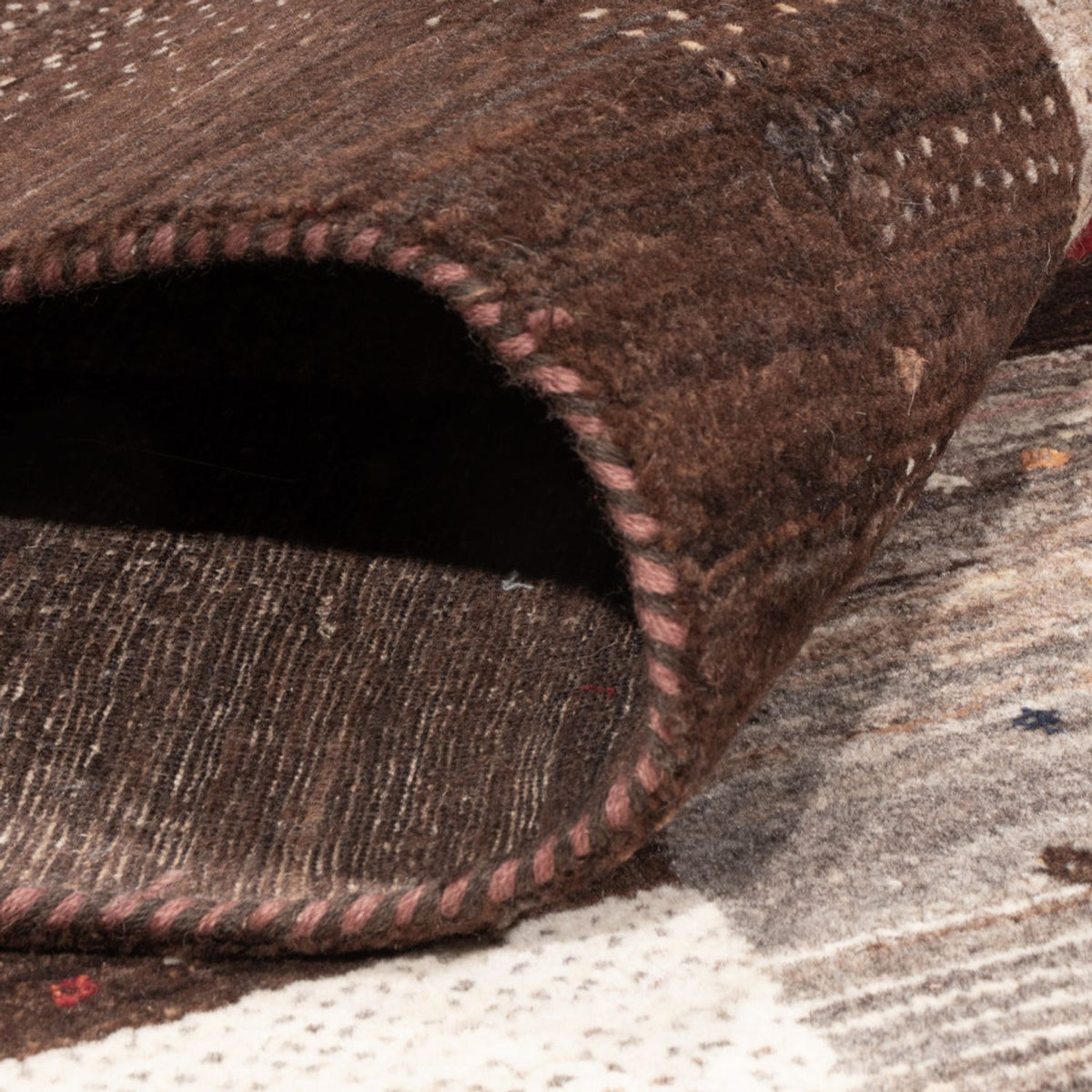 Gabbeh Teppich - Loribaft Indus - 299 x 244 cm - mehrfarbig