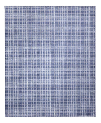 Designer Teppich - 302 x 248 cm - blau