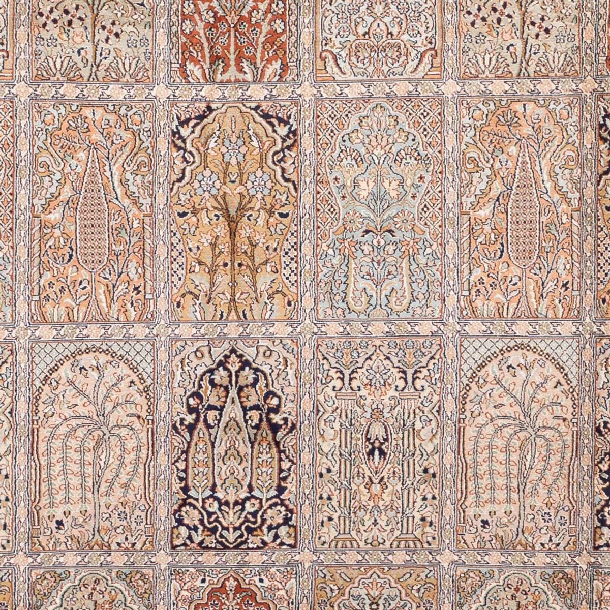 Seidenteppich - Kaschmir Seide - 315 x 214 cm - hellbeige