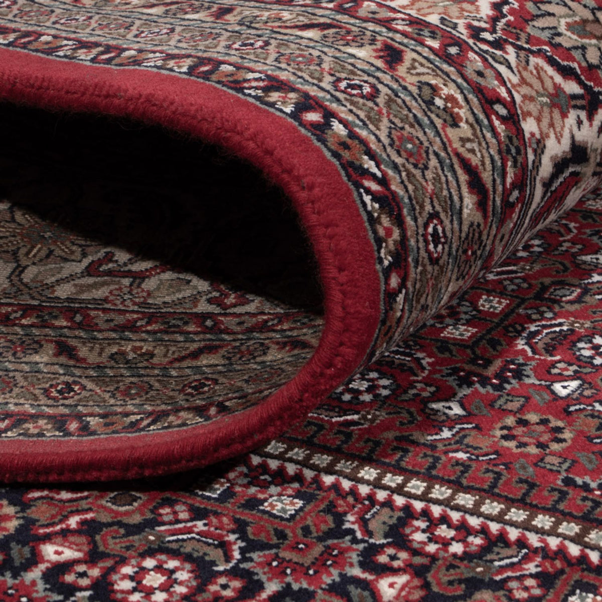 Orientteppich - Bidjar - Indus - 305 x 251 cm - dunkelrot