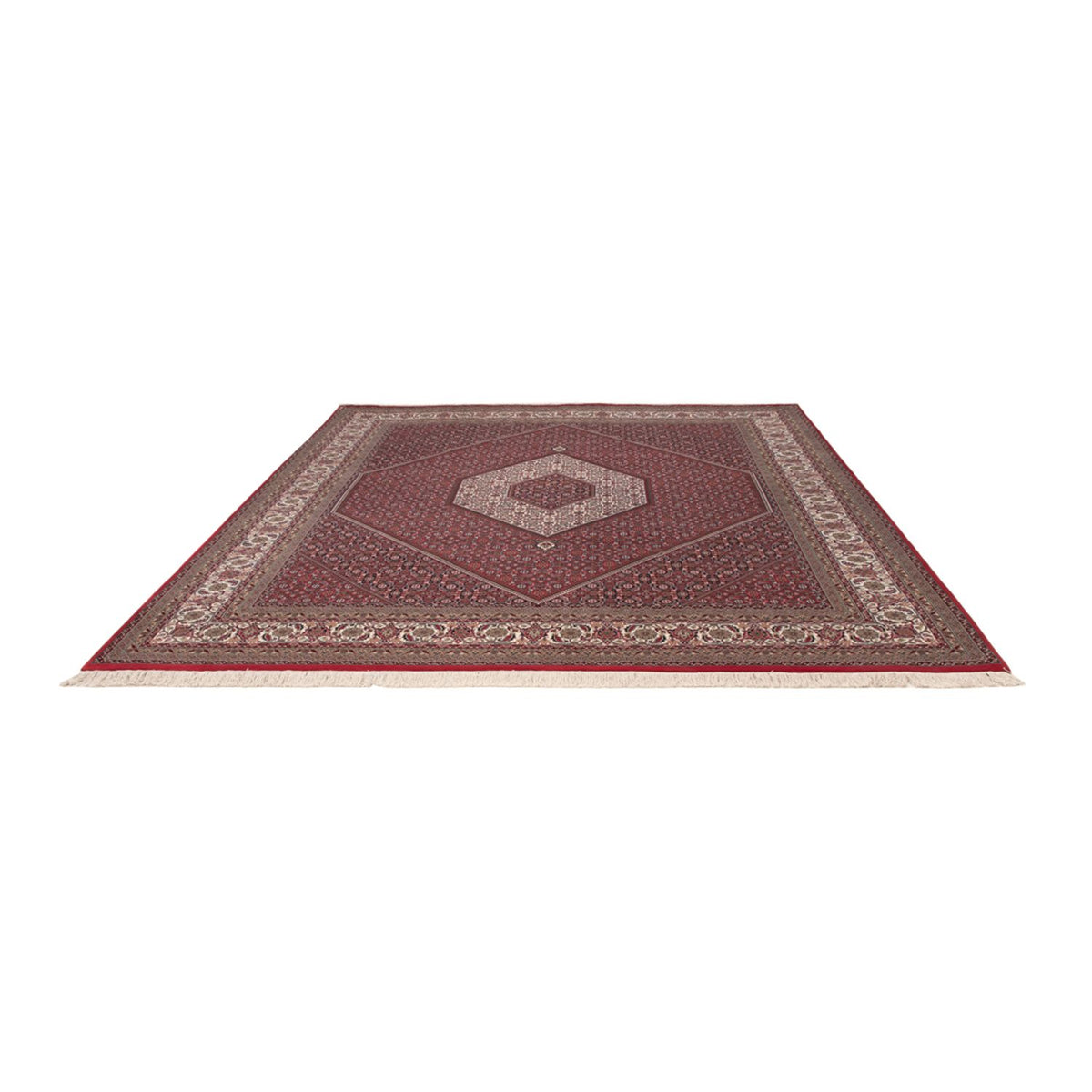 Orientteppich - Bidjar - Indus - 305 x 251 cm - dunkelrot