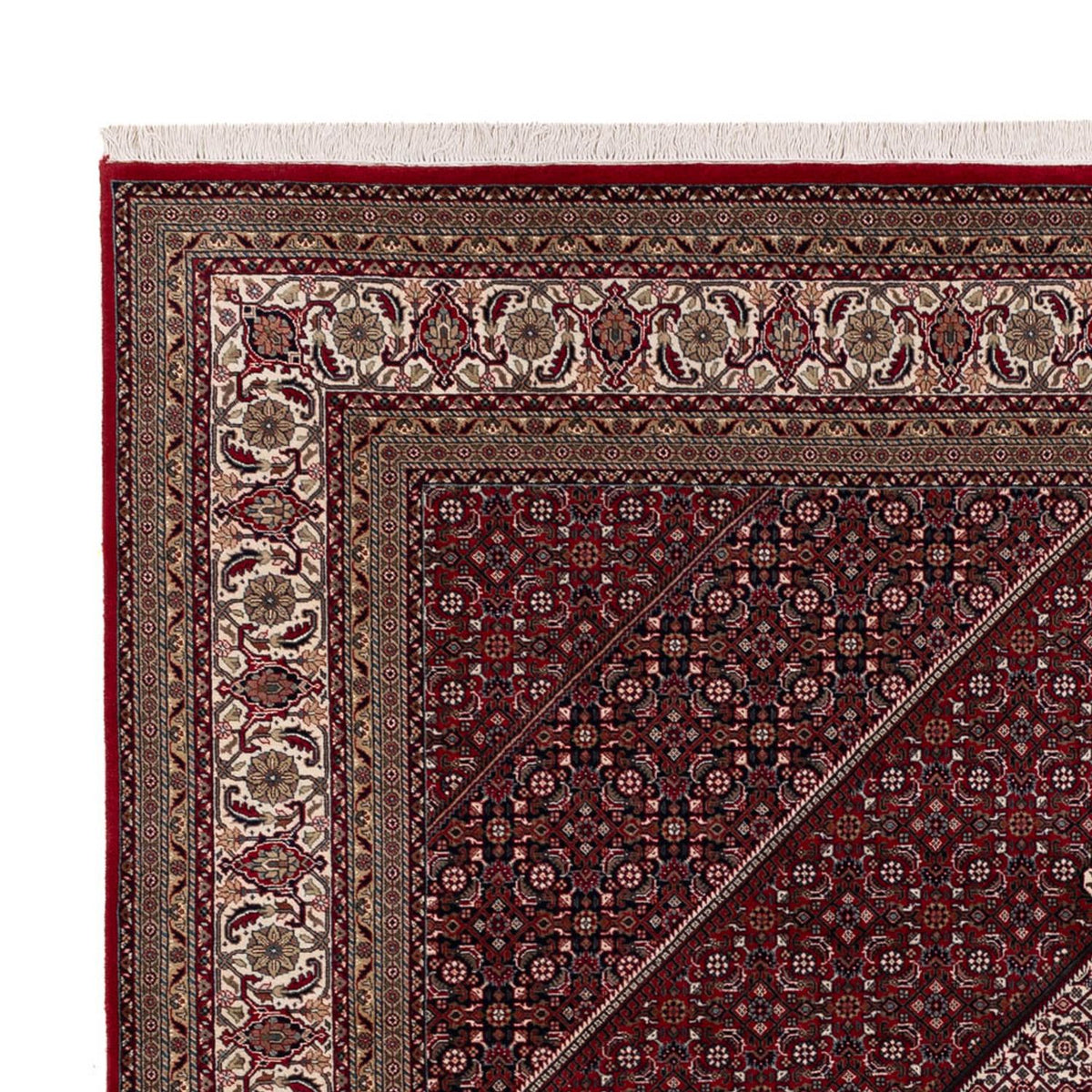 Orientteppich - Bidjar - Indus - 304 x 251 cm - dunkelrot
