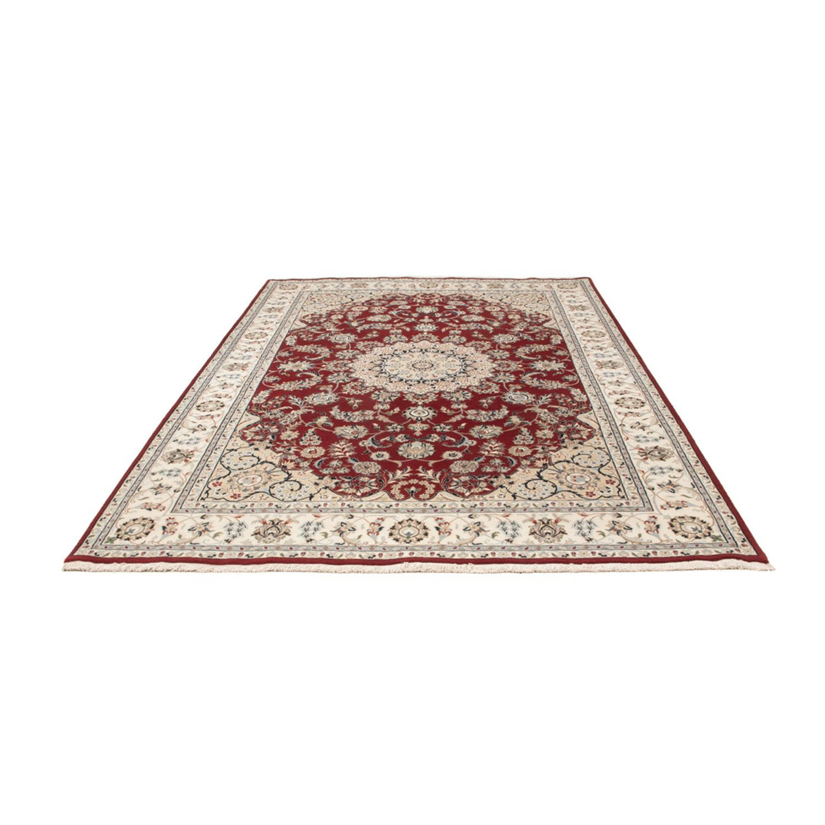 Orientteppich - Nain - Indus - 303 x 200 cm - dunkelrot