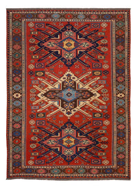 Kelim Teppich - Oriental - Soumak - 282 x 198 cm - rot