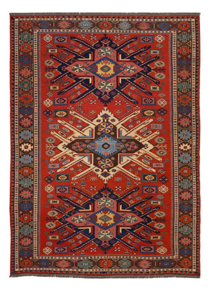 Kelim Teppich - Oriental - Soumak - 282 x 198 cm - rot