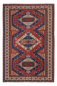 Kelim Teppich - Oriental - Soumak - 320 x 212 cm - rot