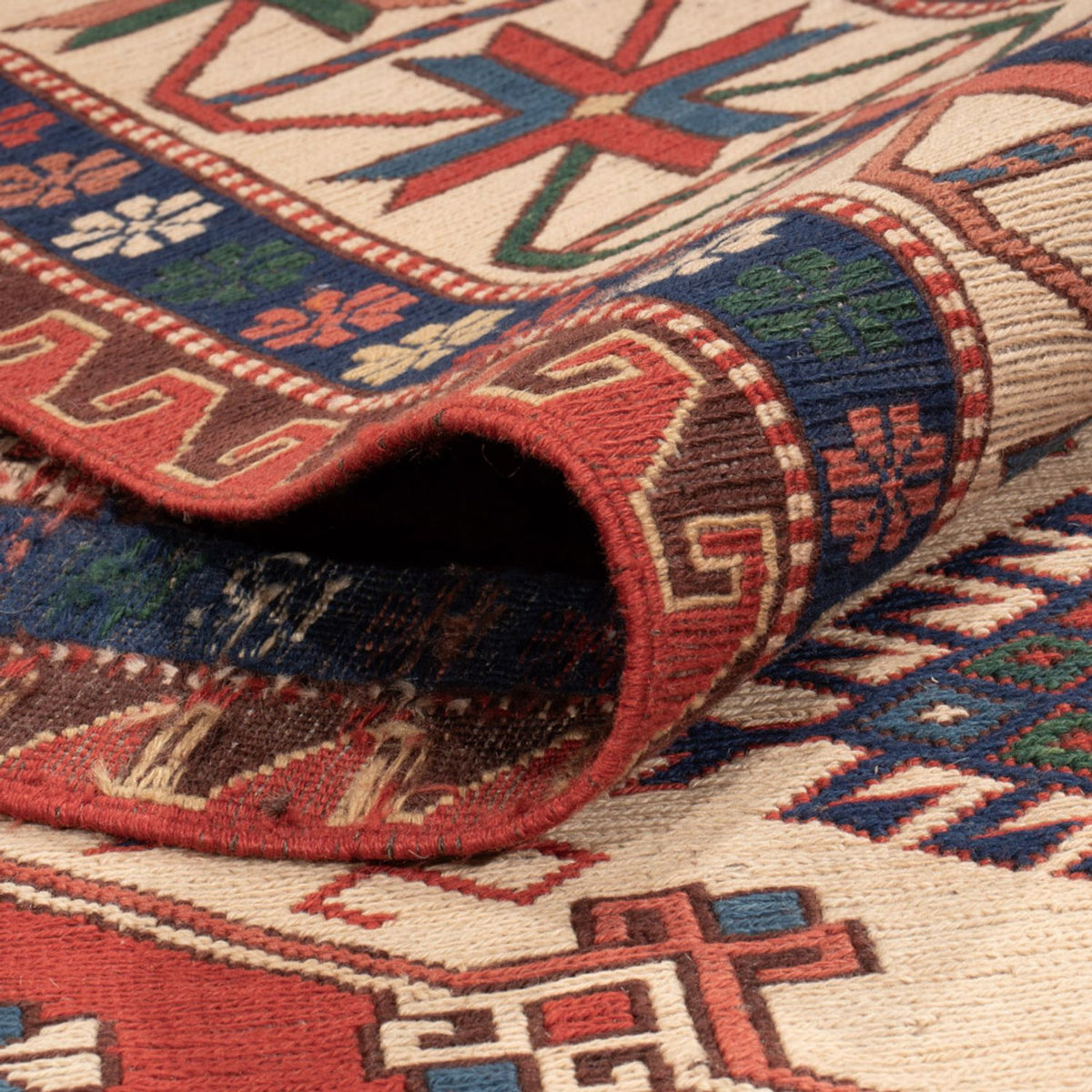 Kelim Teppich - Oriental - Soumak - 320 x 212 cm - rot