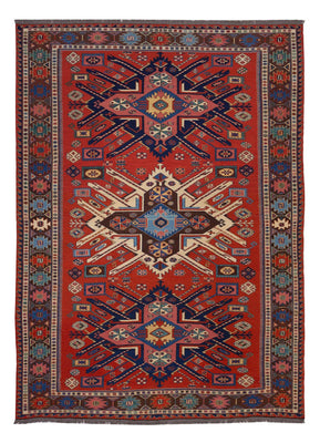 Kelim Teppich - Oriental - Soumak - 292 x 218 cm - rot